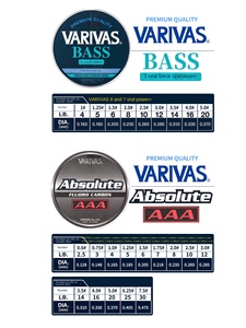 Línea de Fluorocarbono VARIVAS Barry Bass 3A/BASS Arata de Japón, Línea Principal de Pesca Luya, Sublínea Resistente al Desgaste, Conductor Frontal - Product Image 2