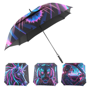 Hot Sale Printed Cartoon Golf <b>Umbrella</b> Water Repellent Quick Dry Fabric Inversion <b>Umbrella</b> for Car Trunk Storage Outdoor - Product Image 4