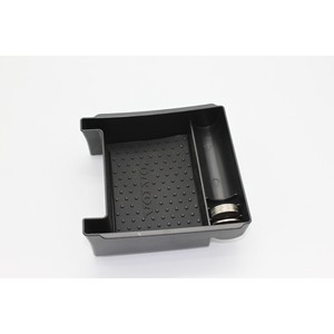 Volvo Car Organizer Storage Box <b>Black</b> Plastic Modern Style For XC60 S60 S60L V60 Center <b>Console</b> - Product Image 5
