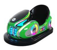Voiture tamponneuse en fibre de verre à piles pour usage intérieur et extérieur, manège pour adultes et enfants pour parcs d'aventure et centres commerciaux