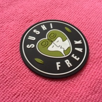 Étiquette en caoutchouc avec logo délicat de singe à coudre, patch en PVC gaufré personnalisé gratuit pour sacs