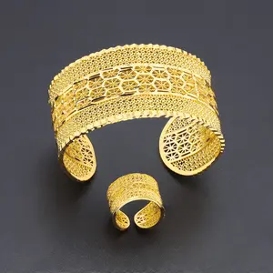 Jxx-Conjunto de joyería de Latón chapado en oro de 24K para mujer, diseño de moda, 2023, italiano, Dubái