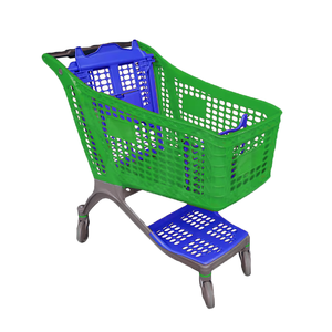 Chariot à main GR tout en plastique pour <span class=keywords><strong>supermarché</strong></span> centre commercial avec siège - Product Image 3