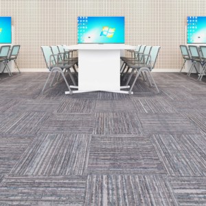 Thương mại gạch Thảm sọc Modular dày sang trọng chống cháy gạch Thảm PVC 24x24 văn phòng 60x60 gạch thảm - Product Image 6