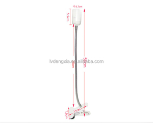 Linh Hoạt Nhôm Dây Cổ Clip Bóng Đèn Chủ E27 Cơ Sở Ánh Sáng Ổ Cắm Với On/Off Chuyển Cắm Có Thể Điều Chỉnh Ánh Sáng Đứng Kẹp Đèn - Product Image 6