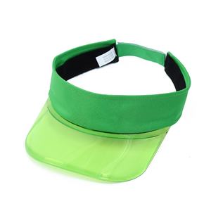 Sombrero de Playa Transparente al por Mayor con Visera de Poliéster PVC para Mujer, Protección UV, Sombrero de Sol sin Parte Superior para Exteriores - Product Image 6