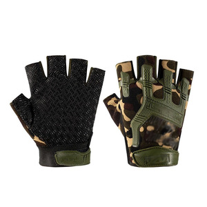 Guantes Tácticos Antideslizantes de Medio Dedo para Entrenamiento, Gimnasio y Ejercicio, con Logotipo Personalizado al por Mayor, 2026 - Product Image 1