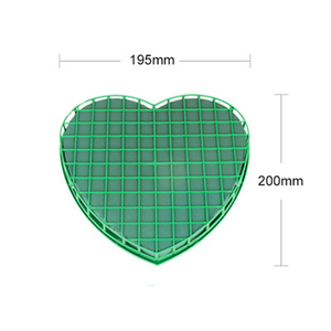 Forme de coeur <span class=keywords><strong>oasis</strong></span> floral <span class=keywords><strong>mousse</strong></span> blocs couronne <span class=keywords><strong>boule</strong></span> vert EVA fleur boue arrangements cage porte-fleur avec flore <span class=keywords><strong>mousse</strong></span> - Product Image 1
