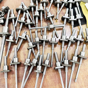 ส่วนลดราคาจากโรงงาน น็อตบอลสกรู CNC รุ่น <span class=keywords><strong>H</strong></span>  บอลสกรูขนาดเล็กแบบเหล็กแบริ่งเสียงเบา - Product Image 4