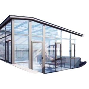 アルミニウム合金ガラスルームテラス屋外ルーフシェードハウスカスタマイズされたアルミニウムガラスシンプルなデザイン - Product Image 4