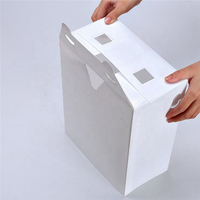 Boîte à chaussures pratique et durable stockage en plastique transparent empilable en gros pas cher Simple décoration de la maison boîtes de rangement
