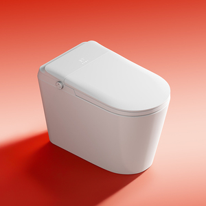 <span class=keywords><strong>Toilette</strong></span> intelligente en céramique antibactérienne, <span class=keywords><strong>toilette</strong></span> monobloc <span class=keywords><strong>avec</strong></span> chauffage instantané et chasse d'eau par siphon à <span class=keywords><strong>jet</strong></span> - Product Image 1