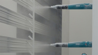 Sistema de Aplicación de Polvo para Perfiles de Aluminio de Primera Calidad, Línea de Pintura para Fachadas de Ventanas de Acero Inoxidable de Alta Flexibilidad 1