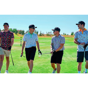 เสื้อโปโลทรงสลิมฟิตหรูหราสำหรับตีกอล์ฟผ้า92% โพลีเอสเตอร์ผ้าสแปนเด็กซ์8% สั่งทำพิมพ์ลายดิจิตอลโลโก้ - Product Image 4