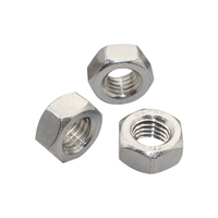 Vente en gros Écrous hexagonaux 3/16 "1/4" 5/16 "3/8" 1/2 "en acier inoxydable SUS304 316 Écrou hexagonal ASME B18.2.2.4