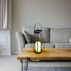 Farol de plástico con batería de alta calidad para el hogar, farol Led de hierro decorativo para jardín al aire libre - Product Image 1