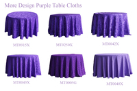 Nappe ronde sans couture en jacquard 100% polyester, 120 pouces, vente en gros, nappe personnalisée pour mariage, banquet, événement, location de lieux