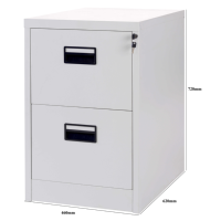 Meuble de Rangement Vertical A4 à 2 Niveaux avec Deux Tiroirs pour Bureau et Domicile – Vente Chaude Fabricant – Prix Usine
