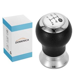 Palanca de Cambios para Toyota de 5 Velocidades, Cuero Ergonómico, Base Negra y Plateada - Product Image 3