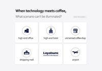 Máquina expendedora de café fresco con pantalla táctil, sistema de pago con monedas, fichas y código QR para fiestas
