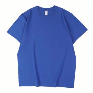 Design Custom Logo Large T-Shirt for Men Solid Color Cotton for Promotional Use - Product Image 6