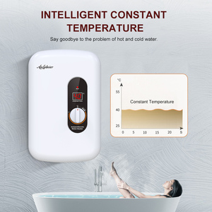 Calentador de Agua Eléctrico Instantáneo sin Tanque de 6.6KW con Control de Perilla, Estilo Coreano Popular, Calentamiento Rápido para Baño y Ducha - Product Image 4