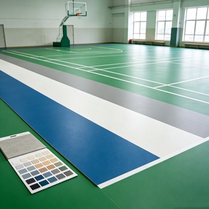 Revêtement de sol sportif Inolp de qualité professionnelle pour terrains de football en salle, de netball et de badminton, Gerflor Taraflex - Product Image 4