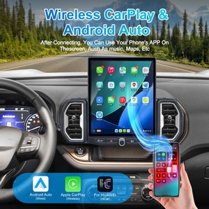 Navihua 12 Inch for Ford Bronco Sport 2021-2025 Android Car DVD Player Vertical <b>Screen</b> Multimedia Head Unit Monitor Carplay - Product Image 4