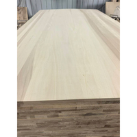 Panneau de table en bois massif peuplier de qualité AA AB 4x8 10mm 15mm 18mm, panneau de bois collé sur le bord pour cadre de meubles