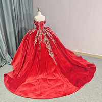 Jancember 6755 Robes De Soirée Traditionnelles À Motif De Dentelle Rouge Vestidos De Noite De Luxo