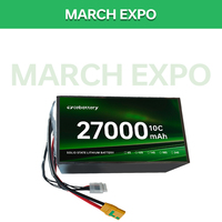 Заводская цена 6S 12S 18S 27000mah NMC 25C 1919Wh полутвердотельный литий-ионный аккумулятор для самолетов UAS UAV и дронов VTOL