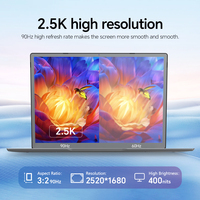 Ordinateur portable OEM 14 pouces Chrome-book 2.5K 2520*1680 Haute résolution 3:2 400 nits Écran Intel N5105 Ordinateur portable Lapdock PC