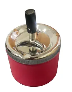 厂家批发定制设计大型定制圆形金属锡盘香烟烟灰缸
