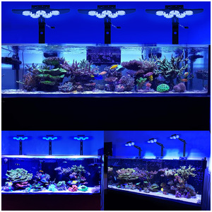 Haute luminosité Marine LED Fish Tank <span class=keywords><strong>Aquarium</strong></span> lumière spectre complet LED <span class=keywords><strong>Aquarium</strong></span> lampe gradation App télécommande - Product Image 4