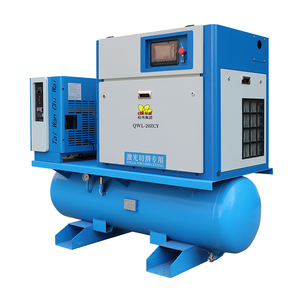 เครื่องอัดอากาศแบบสกรูออลอินวัน กำลังไฟ 15KW 22KW 37KW สำหรับตัดด้วยเลเซอร์ 16 บาร์ ระบายความร้อนด้วยไฟฟ้ากระแสสลับ 380V 400V 50HZ 15kw 16bar - Product Image 2