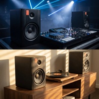 BX8D2 Haut-parleur de studio professionnel de 8 pouces, moniteur audio stéréo, équipement sonore, enceintes