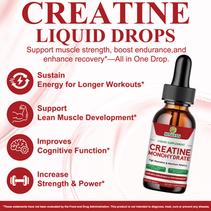 OEM/ODM Natural <b>Creatine</b> <b>Monohydrate</b> Liquid Drops Post-Workout Recovery Muscle Repair Energy Management Strength Boost for Adult - Product Image 2