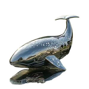 Scultura in cetaceo in acciaio inossidabile sculture in metallo di balena <span class=keywords><strong>particolare</strong></span> - Product Image 5