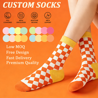 Chaussettes de sport pour femmes en coton, motif imprimé Xingyou, tricotées, amusantes, luxueuses, respirantes, chaussettes de mode, logo personnalisé