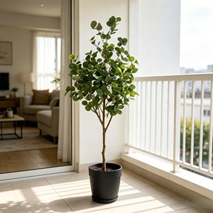 Guirnalda de Hojas de Eucalipto Artificiales al por Mayor, Planta Decorativa para Hogar, Oficina, Estantes, Bodas y Fiestas - Product Image 5