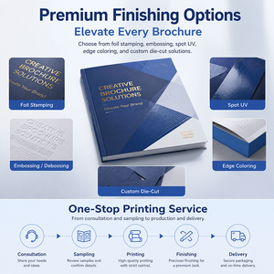 Service d'impression de brochures et de livres personnalisés en couleur sur papier offset avec formats sur mesure, reliure à spirale et plastification - Product Image 2