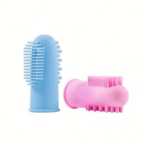 Brosse à dents en silicone, brosse à dents souple pour animaux de compagnie, soin buccal, kit de nettoyage dentaire anti-caries pour cadeaux promotionnels - Product Image 4