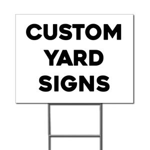 Tùy chỉnh ngoài trời PP nhựa sóng sân dấu hiệu, biển quảng cáo cho bãi cỏ, chính trị, bất động sản, kinh doanh, christmas18 * 24 với hstakes - Product Image 1