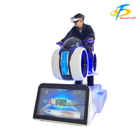 Simulador de Conducción de Autos de Carreras 9D VR, para Interiores y Exteriores, Centros Comerciales, Fibra de Vidrio y Metal, Uso Comercial, Equipo de Ejercicio