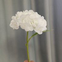 Bunga Hydrangea Buatan Tangan dari Pabrik Cina, Bahan PU Sentuhan Asli, Gaya Modern, Pengiriman Cepat untuk Kelulusan Bayi Baru Lahir