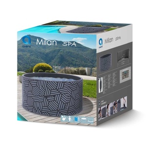 JILONG Avenli 17660EUV01 Milan <span class=keywords><strong>Spa</strong></span>, <span class=keywords><strong>spa</strong></span> extérieur <span class=keywords><strong>pour</strong></span> <span class=keywords><strong>4</strong></span> personnes, bain à remous <span class=keywords><strong>pour</strong></span> la famille - Product Image 4