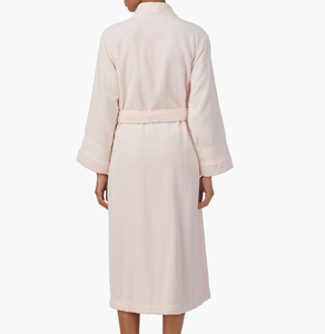 Peignoir de <span class=keywords><strong>Spa</strong></span> pour Femme de Haute Qualité, Long, Doux, Doublé en Tissu Éponge, Séchage Rapide, Col Châ<span class=keywords><strong>le</strong></span>, en Coton Uni - Product Image 2