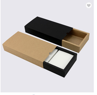 Boîte à bijoux personnalisée, ensemble de rangement pour bijoux, collier, boucles d'oreilles, emballage de bijoux, sac en papier, boîte à bagues, boîte à tiroir coulissant