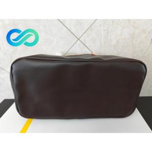 Custom Logo Zipper Closure Women City Tote Handbags Solid Color Roomy Leather Lining Luxury Large Capacity <b>Bags</b> - Product Image 3