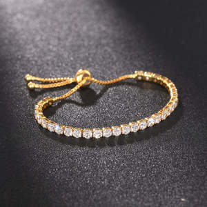 Exclusive Lab Grown Diamond <b>Bracelet</b> for Women Round Brilliant Cut Premium Jewelry Gold <b>White</b> Gold Rose Gold Silver Luxury - Product Image 6